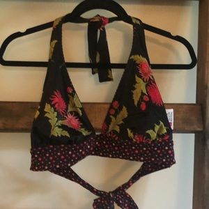 Swim halter top